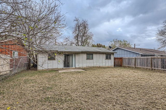 view of back of property