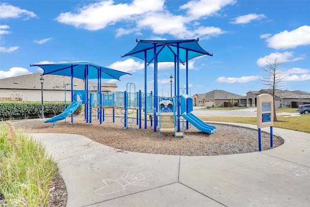 view of jungle gym