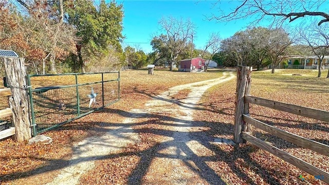 view of road