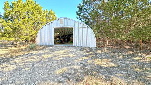 view of outbuilding