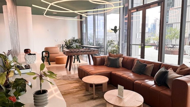 44 E Ave Unit 2808, Austin, TX 78701 - community lobby featuring expansive windows