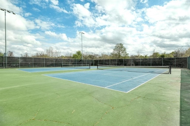 view of sport court