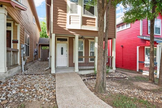 view of property entrance