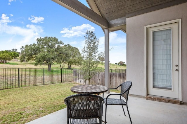 view of patio