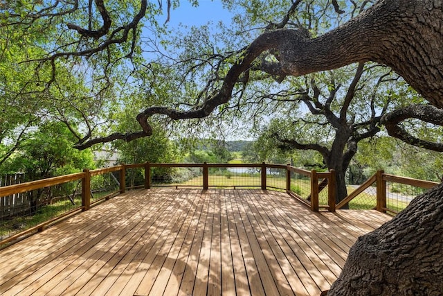 view of deck