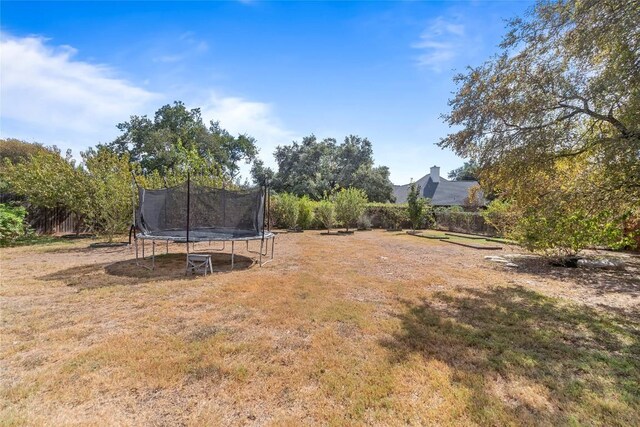 30102 Carmel Bay St, Georgetown, TX 78628 - view of yard with a trampoline