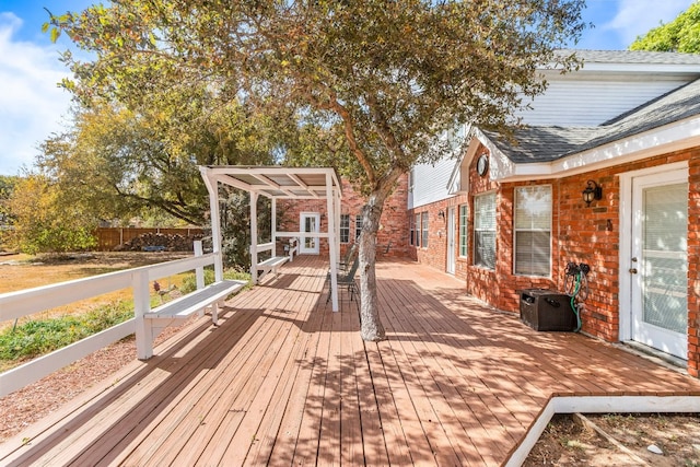 30102 Carmel Bay St, Georgetown, TX 78628 - view of wooden terrace