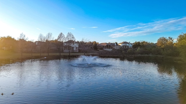 view of water feature