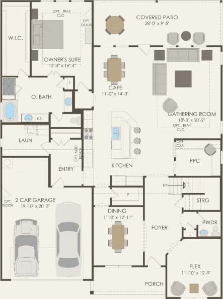 3813 Gabriels Horn Rd, Leander, TX 78641 - property floor plan
