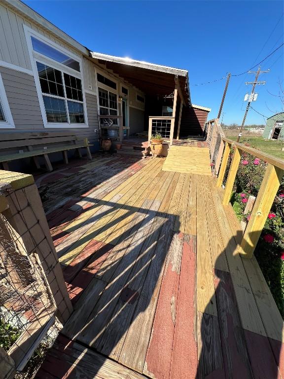 view of deck