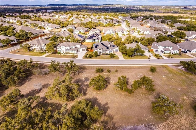 bird's eye view featuring a residential view