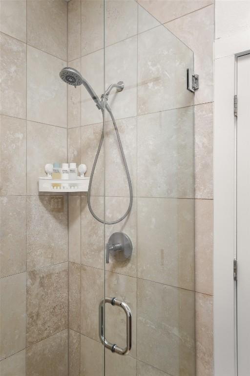 details with a stall shower