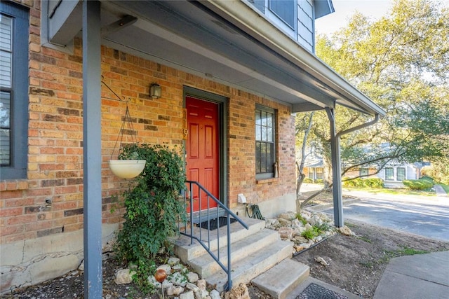 view of entrance to property