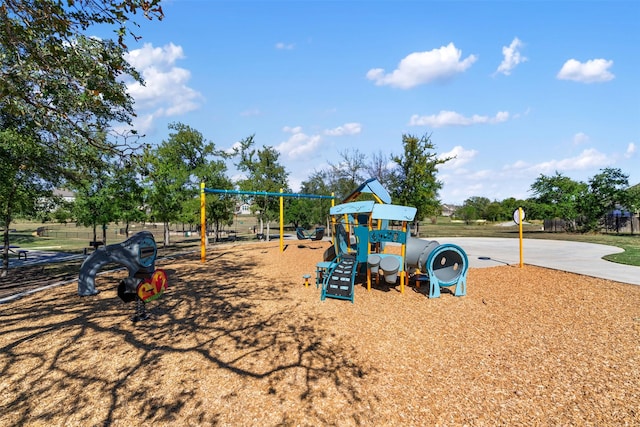 view of jungle gym