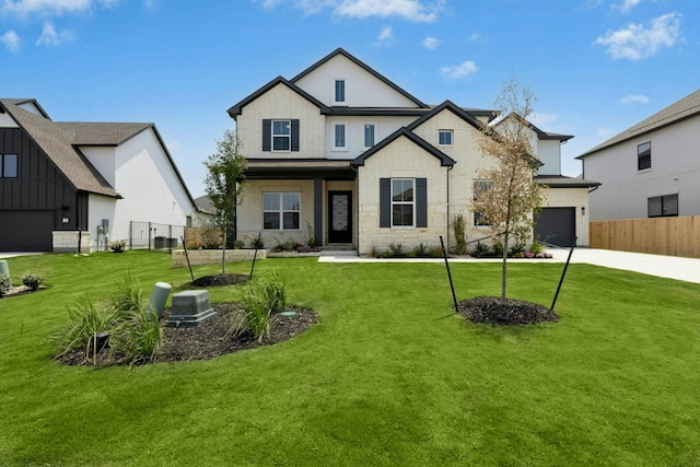 220 Reata Ridge Loop, Liberty Hill, TX 78642 - view of front of property featuring concrete driveway, brick siding, and an attached garage
