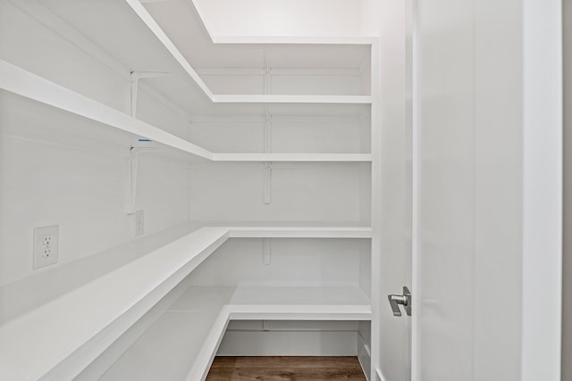 view of pantry