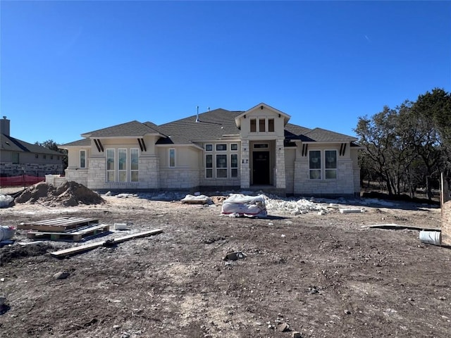 view of rear view of property