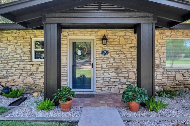 view of entrance to property