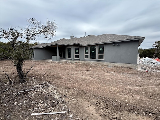 view of rear view of property