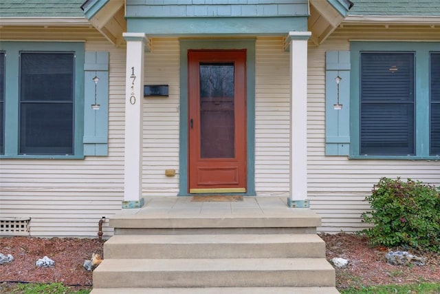 view of entrance to property