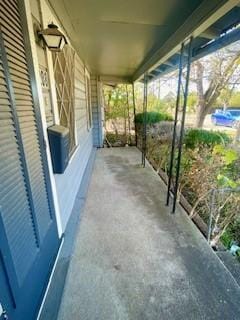 view of patio with covered porch