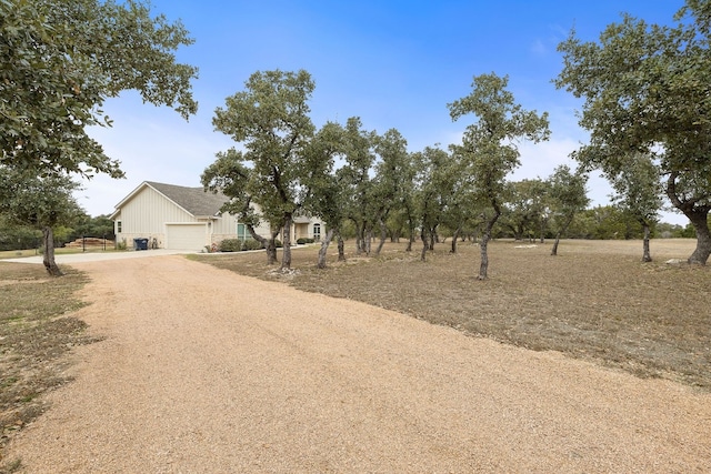 view of street with driveway