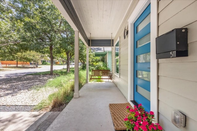 view of patio / terrace featuring a porch