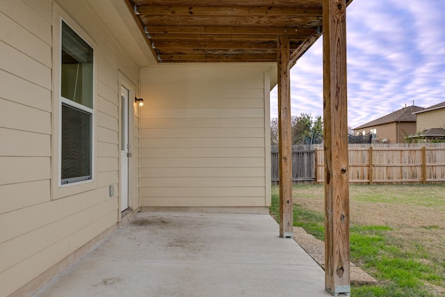 view of patio / terrace