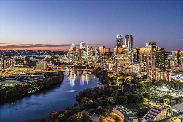 48 E Ave Unit 1607, Austin, TX 78701 - view of city skyline featuring a nearby body of water