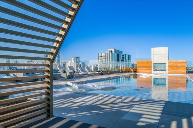 48 E Ave Unit 1607, Austin, TX 78701 - community pool with a view of city
