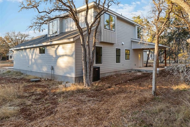 rear view of house featuring a patio