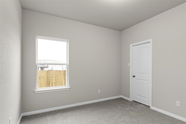 empty room with carpet floors