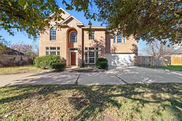 front facade featuring a garage