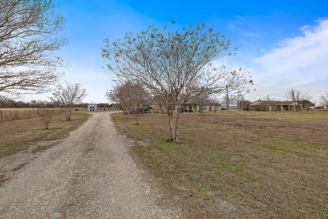 view of road