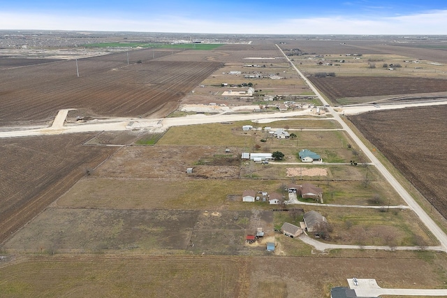 drone / aerial view featuring a rural view