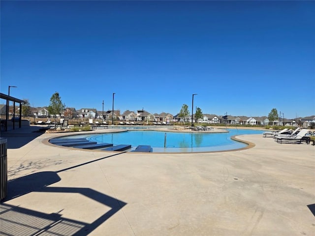 view of pool