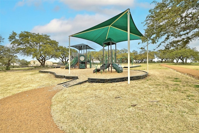 view of jungle gym