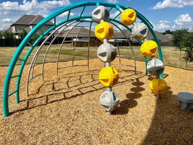 exterior space with a playground