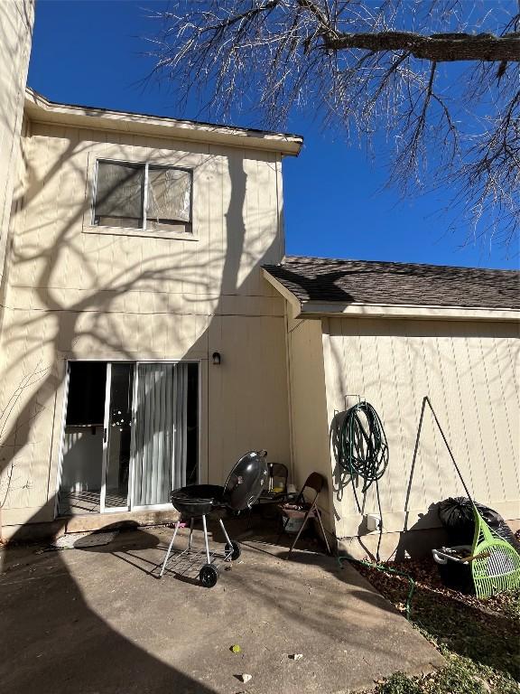 rear view of house with a patio area