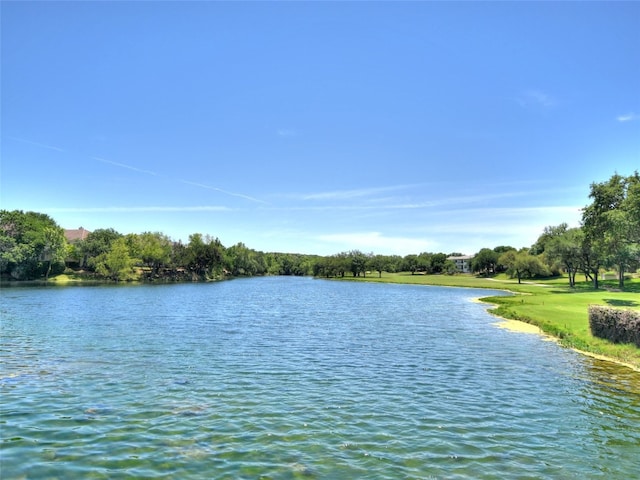 view of water feature