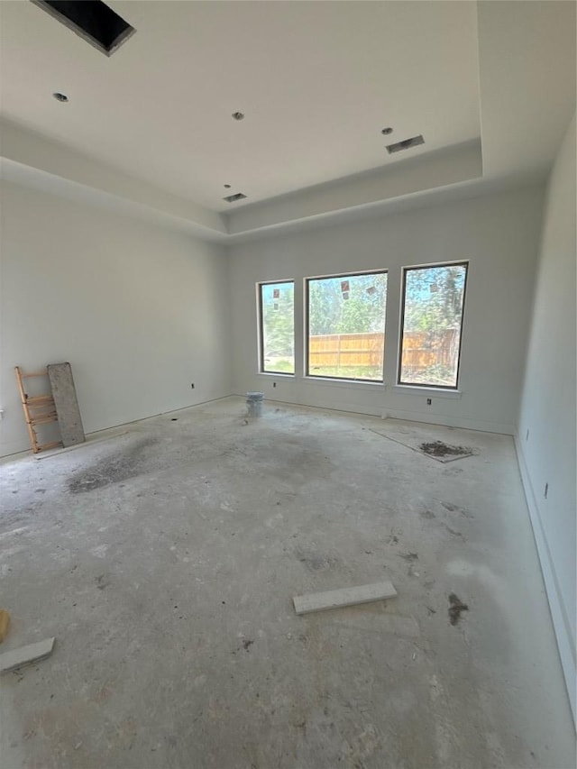 1748 Snowdrop Dr, Georgetown, TX 78628 - unfurnished room with a raised ceiling and visible vents