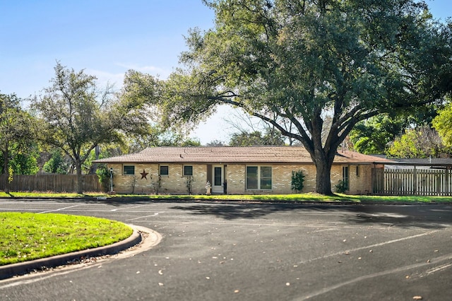 view of ranch-style home