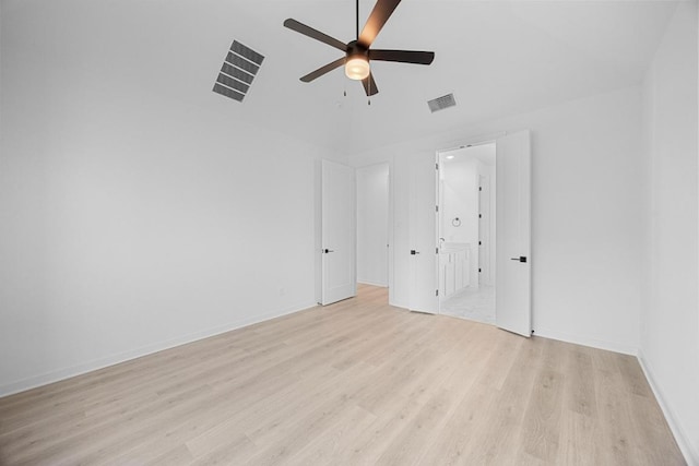 6000 Sean Paul Ln, Georgetown, TX 78628 - unfurnished bedroom featuring light wood finished floors and a ceiling fan