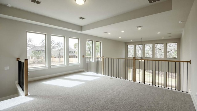 5612 Kyle Joseph Dr, Georgetown, TX 78628 - unfurnished room with carpet flooring, recessed lighting, and a smoke detector