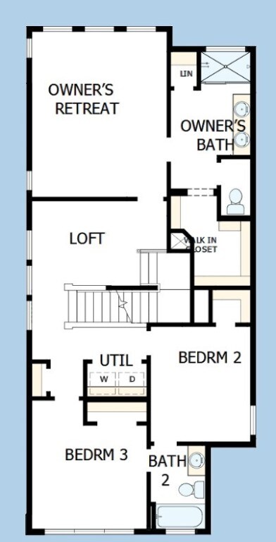 832 Venus Cir, Round Rock, TX 78664 - view of floor plan / room layout