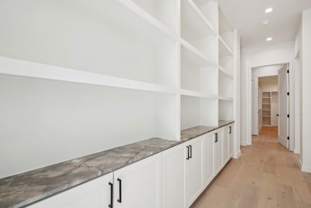 interior space featuring light hardwood / wood-style floors