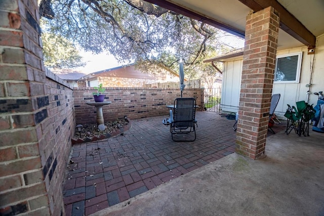 view of patio