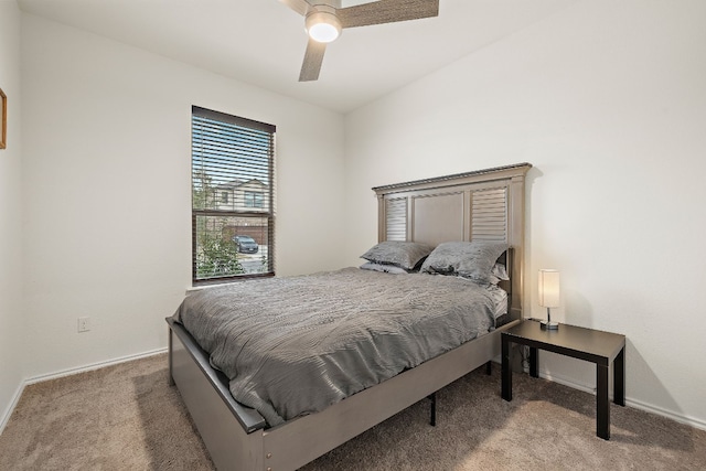 4429 Venticano Pl, Round Rock, TX 78665 - carpeted bedroom featuring baseboards and a ceiling fan