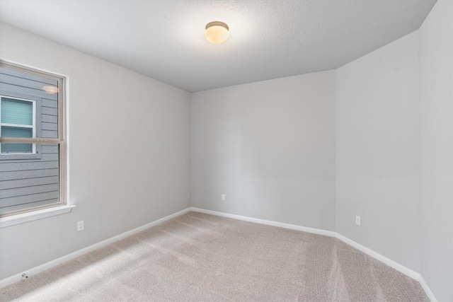 empty room with light carpet