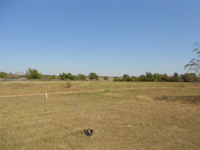 view of landscape featuring a rural view